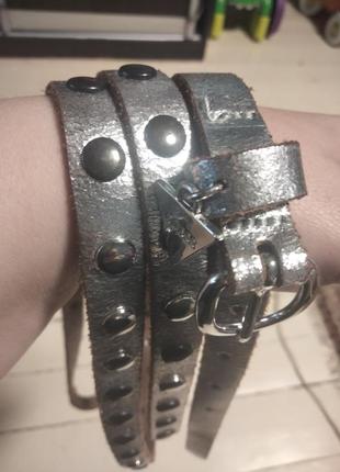 Длинный кожаный ремешок guess