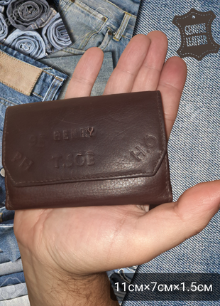 Міні шкіряний гаманець henry