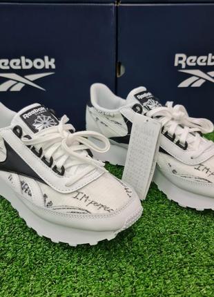 Женские летние белые кроссовки оригинал reebok 36-39р. re017 фото