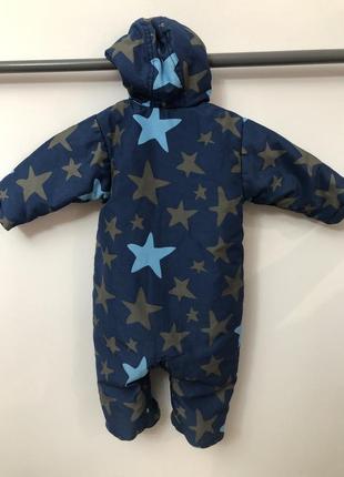 Комбінезон бренду marks & spencer зима /осінь . вік 3/6 місяців . 69 см