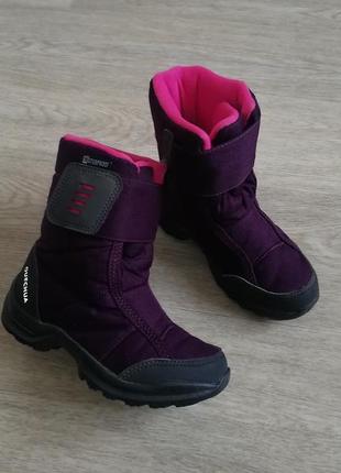 Термо ботинки зимние quechua waterproof  29 размер1 фото