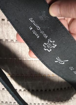 Неймовірний вінтажний широкий шкіряний ремінь6 фото