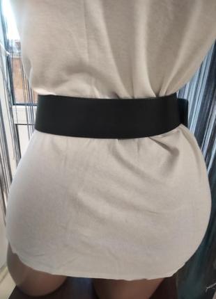 Неймовірний вінтажний широкий шкіряний ремінь7 фото