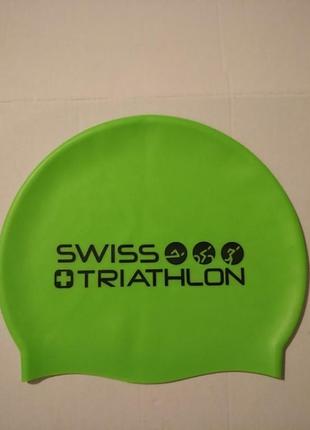 Шапочка для плавания swiss triathlon1 фото