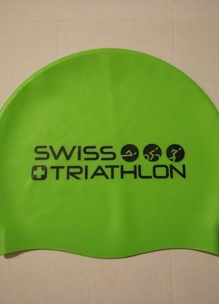 Шапочка для плавания swiss triathlon2 фото