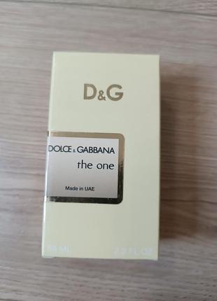 Нові запаковані парфуми 58мл d&g the one