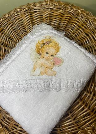 Крижма для хрещення новонароджених, дитячий рушничок для купання
