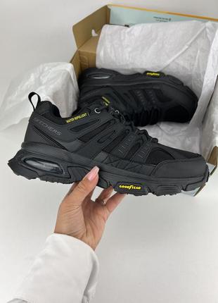 Кросівки skechers air envoy 237214 bbk black, оригінальні черевики скейчерс скейчерс чоловічі