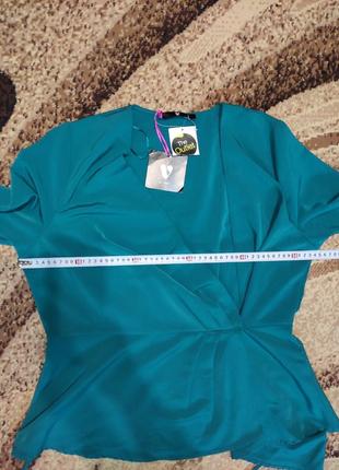 Блуза на запах, блузка, кофта, сорочка, рубашка, туніка жіноча, женская.6 фото