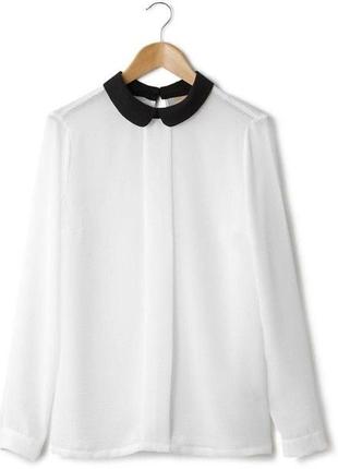 Блуза в стилі шанель з комірцем