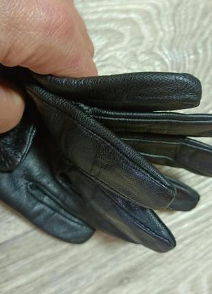 Перчатки кожанные s-m размер женские длинные кожа2 фото