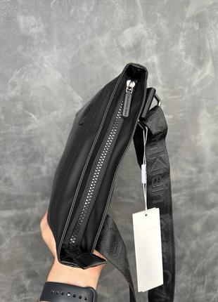 Чоловіча сумка calvin klein чорна барсетка / сумка на плече4 фото