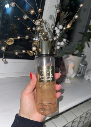 Мист для тела с блестками victoria’s secret bare vanilla