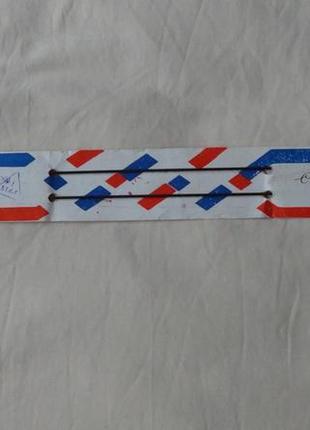 Спиці прямі металеві для в'язання