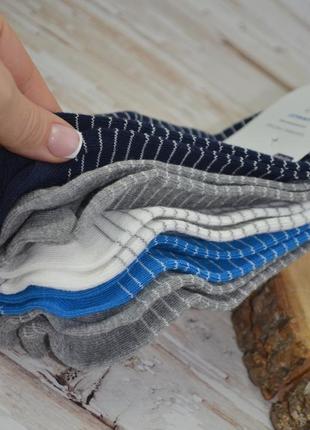 38-40 р фирменный набор новые базовые короткие носки носки для мальчиков 5 пар lc waikiki вайки7 фото