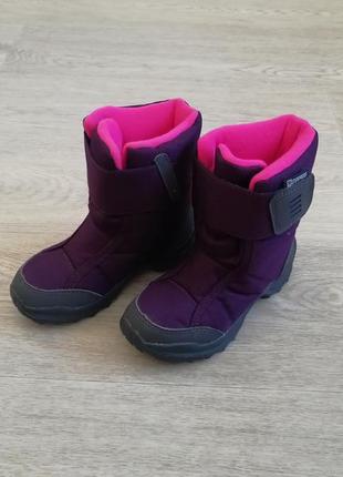 Термо ботинки зимние quechua waterproof 28 размер3 фото