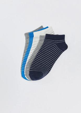 38-40 р фирменный набор новые базовые короткие носки носки для мальчиков 5 пар lc waikiki вайки2 фото