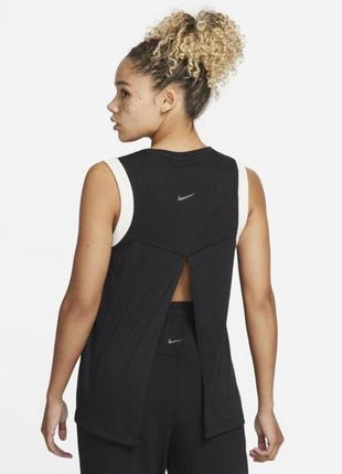 Nike
damen yoga dri fit tank top майка для йоги спортивна футболка без рукавів трикотажна джерсі нова оригінал