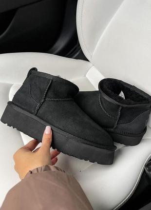 Ugg ultra mini platform black