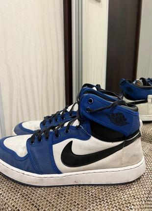 Nike jordan blue тканевые