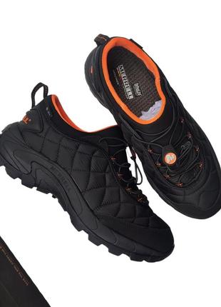 Мужские термо кроссовки чёрные merrell ice cap moc termo8 фото