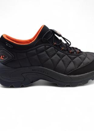 Мужские термо кроссовки чёрные merrell ice cap moc termo7 фото