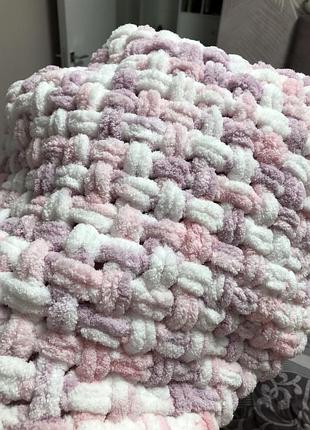 Пуффи плед