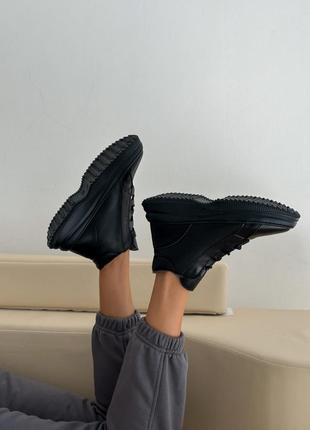 Женские кожаные ботинки ботинки кроссовки из натуральной кожи7 фото