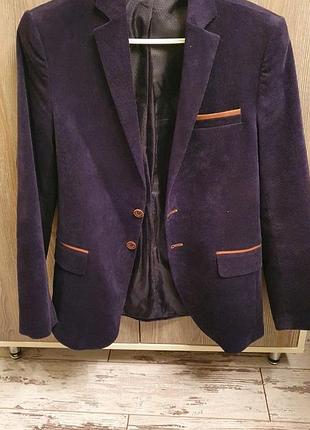 Піджак шкільний синій