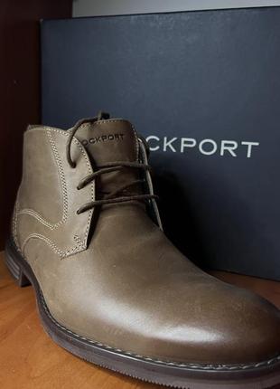 Кожаные ботинки rockport2 фото