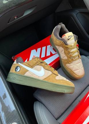 nike air force 1 yin yang fleece termo sand brown 1800 138199832