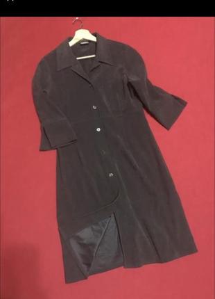 Трендові сукня-сорочка кольору мокко