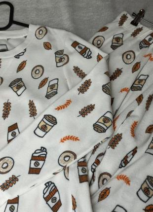 Красивая женская флисовая пижама dunnes размер m (евр.40-42)2 фото
