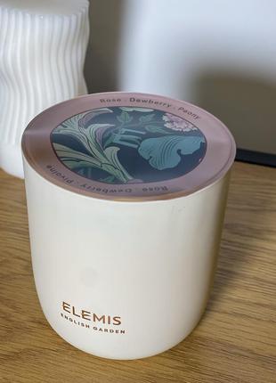 Elemis english garden candle - аромасвічка англійский сад5 фото