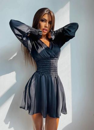 Неймовірна ніжна чорна шовкова сукня 💕 2023