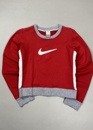 Винтажный женский свитшот nike big swoosh vintage