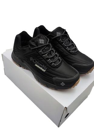 Чоловічі термо кросівки columbia montrail чорні3 фото