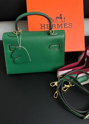 Сумка шкіряна в стилі hermes mini4 фото