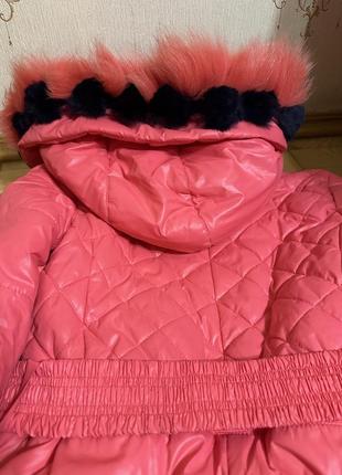 Пальто яскраво рожеве3 фото