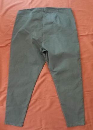 Стильные стрейчевые брюки, штаны, хаки, большой размер,   №1br3 фото