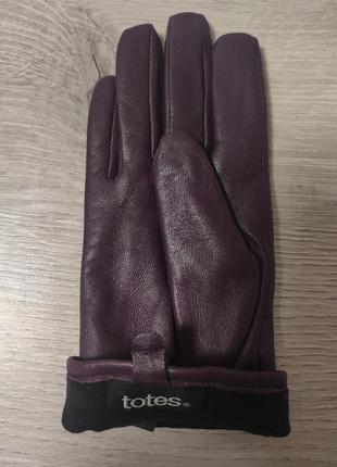 Оригінальні рукавички з натуральної шкіри преміумкласу totes розмір s3 фото