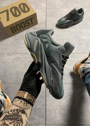 Yeezy boost 700 teal blue., женские кроссовки адидас изи буст10 фото