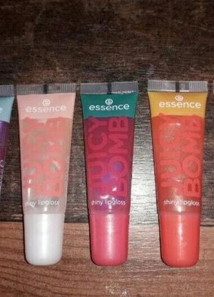 Блиск для губ essence juicy bomb 102,103,105 (новий) 70 грн.