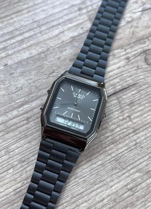 Casio aq230 чорні / годинник