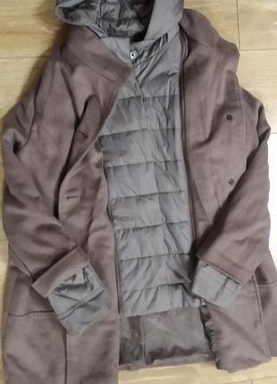 Куртка-пальто 2в1 з шерстю