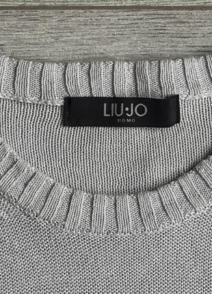 Кофта\джемпер liu jo linen-cotton knitted jumper3 фото