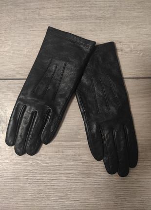 Брендовые оригинальные перчатки из натуральной кожи премиум класса marks spenser размер  xs-s