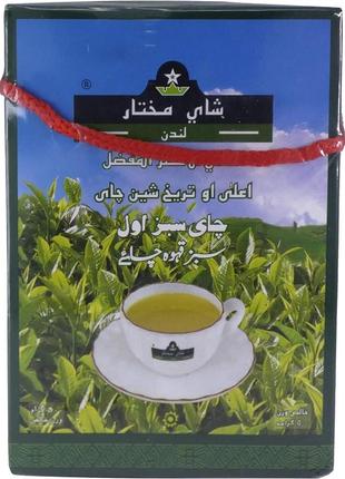 Mokhtar green tea зеленый натуральный чай крупный лист 500г оптом