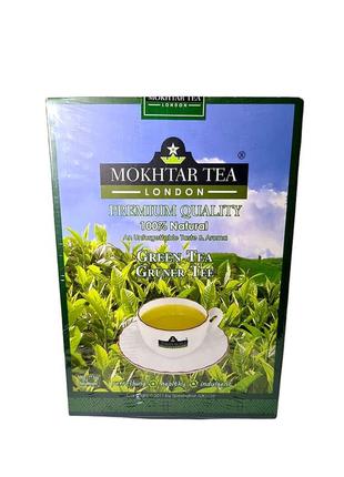 Mokhtar green tea зеленый натуральный чай крупный лист 500г оптом3 фото