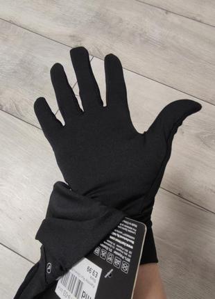 Перчатки для бега мужские karrimor черные  размер м4 фото